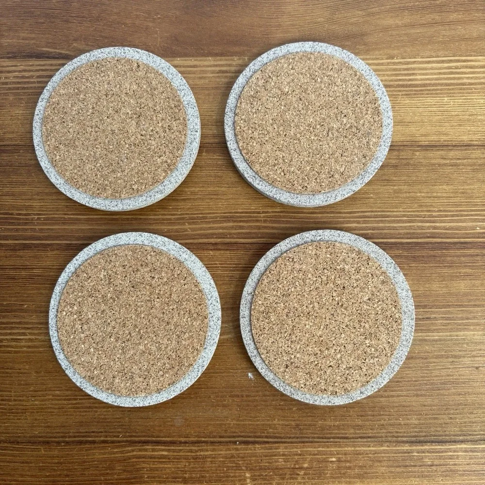 Thirstystone Morton Salt Stone Coasters Set of 4 Designer Collection W Box USA